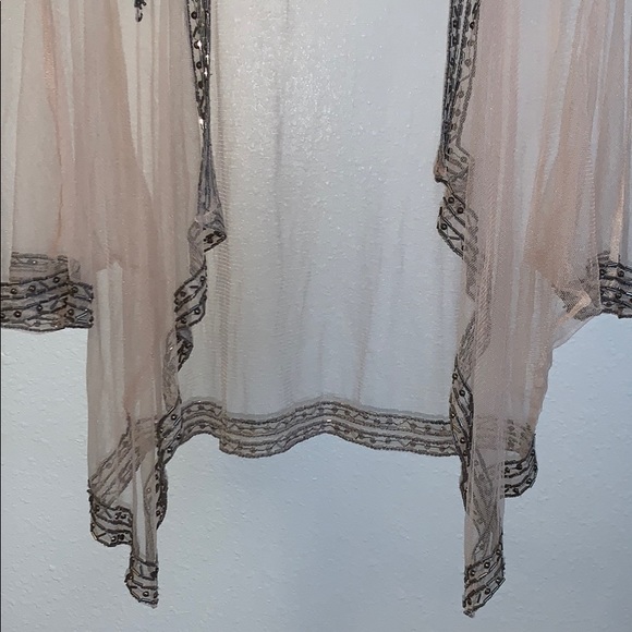 Vintage Inspired Tulle Beaded Jacket - Picture 5 of 8